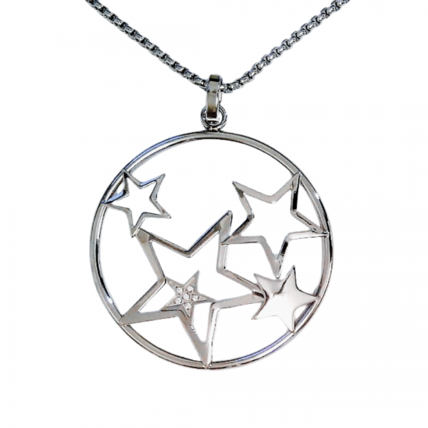 CEM ST9-157C 4-202978-001 Damen Halskette Collier Edelstahl 70+5cm